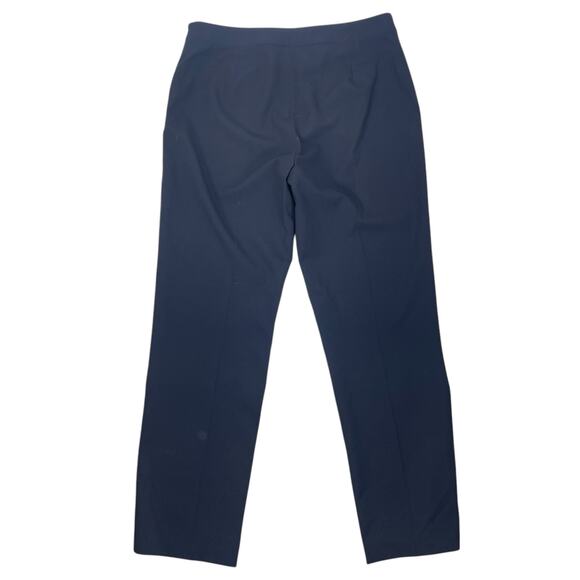 Lafayette 148 Wool Blend Taper Leg Dress Pants Navy Blue Size 0 - Picture 5 of 8